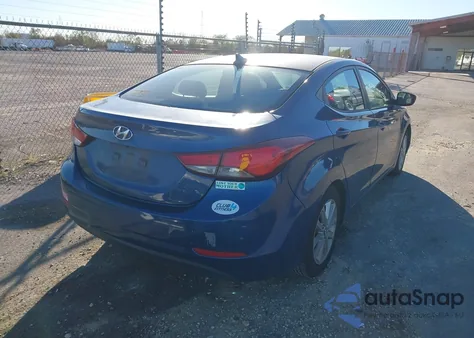 2014 Hyundai Elantra Se из США, поврежденный, VIN KMHDH4AE0EU127791